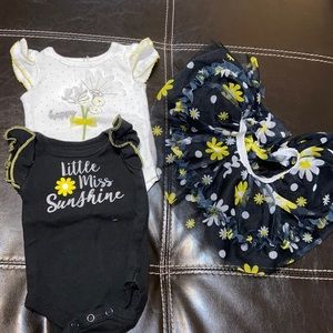 Baby girl summer clothing.